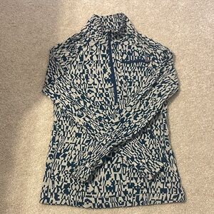 Oiselle Wazzie Wool Jacquard Half Zip